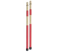 minkissy Batteria in Rosso 2 Pezzi Leggere e Facili da Impugnare per Percussioni Strumenti Musicali e Bande Giovanili