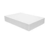 minkissy Blocco di Schiuma Rettangolare per Diorama e Progetti Scolastici | Base Interbloccabile, Supporta Rivestimenti e Decorazioni, Bianco, per Arti Creative e Paesaggi