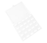 minkissy Bobine per Macchine da Cucire con Filo, Plastica Bianca | Macchina da Cucire Domestica e Ricamo, Leggero, Facile da Usare, per Casa e Fabbrica