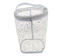 minkissy Borsa da Toilette Trasparente Organizer Portatile per Articoli da Toeletta Grande Capacità Custodia Cerniera per Viaggi Brevi e Lunghi Adatta Donne e Uomini