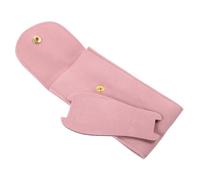 minkissy borsa per orologi valigia valigie valigetta valligie watch case Astuccio piccolo custodia da viaggio per orologio organizzatore di orologi Flanella con perline rosa