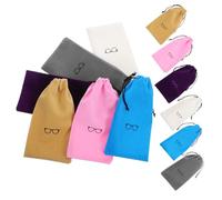 minkissy Borsa Porta Occhiali 12 Pezzi Custodia Morbida Per Occhiali Organizer Per Occhiali Da Sole Per Donna