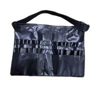 minkissy Borsa Porta Pennelli per Makeup Artist Professionale, Custodia Portatile per Cosmetici in Pelle PU, Cintura Vita Cross-Body