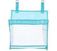 minkissy Borsa Portaoggetti per Giocattoli da Bagno Sospesa Blu Organizer per Rete Portaoggetti per Giocattoli Facile da Appendere e Riporre