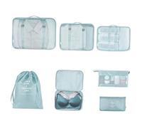 minkissy Borse da Viaggio per Indumenti Organizer Borse Portatili per Classificazione Abiti Valigie in Poliestere Cerniera