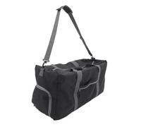 minkissy Borsone Da Viaggio Borsone Sportivo Pieghevole Porta Zaino Da Palestra Borsa Da Weekend Grandi Borse Da Viaggio In Tessuto Oxford Nero