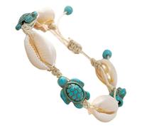 minkissy Bracciale Cavigliera e Tartarughe Accessorio per Resistente All Acqua e Design per Vacanze Bracciale Cavigliera