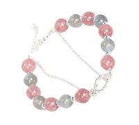 minkissy Bracciale in Cristallo con Bracciale Unisex in Pietre Naturali per Speciali Accessorio Decorativo Regolabile