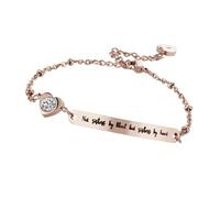 minkissy Braccialper Incisione Not Sisters By Blood But Bracciale Rosa Design per Ogni Occasione