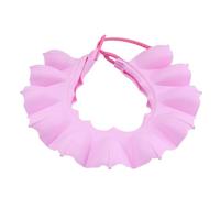 minkissy Cappellino Regolabile per Lavaggio Protezione Orecchie per e Doccia Rosa