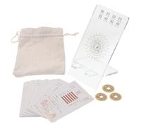 minkissy Carte I Ching Esagrammi Divinazione Antica Cinese Strumento Didattico per Principianti Carte Oracolo per Crescita Personale Design Accattivante e Materiali Resistente