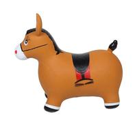 minkissy Cavallo Gonfiabile Bouncing Toy per Saltellante Outdoor Resistente Alle Intemperie con Sella Imbottita per Bambine Setup Rapido con Pompa Inclusa