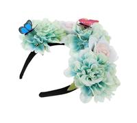 minkissy Cerchietto Con Clip A Farfalla E Cerchietto Con Fiori Per Donna Elegante Accessorio Per Da Ballo
