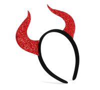 minkissy Cerchietto Corno Per Cerchietto Sottile Per Feste Di Halloween Copricapo Corno Per Cosplay Da Demone