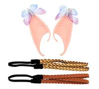 minkissy Cerchietto Da Fata Alla Moda Per Donna Kit Da 4 Pezzi Per Cosplay Halloween Natale E Carnevale