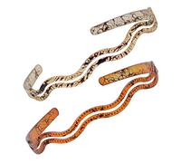 minkissy Cerchietto Flessibile in Resina Con Denti 2 Pezzi Per Il Trucco Delle Donne Comodo E Robusto
