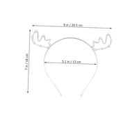 minkissy Cerchietto Per Capelli Corna Di Cervo Cerchietto Natalizio Strass Fascia Per Ragazzo Ragazza Ragazza Copricapo Creativo Adatto Ragazze e Ragazzi