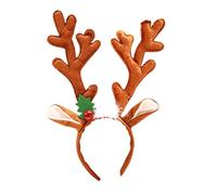 minkissy Cerchietto Per Con Design Di Corna Di Cervo Elegante Copricapo Natalizio Durevole Per Feste in Maschera E Carnevale