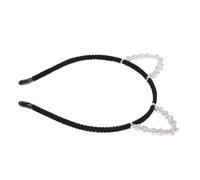 minkissy Cerchietto Per Lucido Con Orecchie Di Gatto in Cristallo Copricapo Alla Moda Per Feste Per Costumi Di Halloween Accessori Per