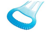 minkissy Cintura Per Doccia Doppio Lato in Silicone Resistente Blu Massaggiatore e Spazzola Per Schiena e Corpo Intero Pulisce Piedi Senza Piegarsi