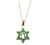 minkissy Ciondolo a Stella Esagonale Collana a Catena Da Donna Collana Per Le Donne Collana Di Esagrammi Collana Per Ballo Di Fine Anno Delle Donne Acciaio Inossidabile