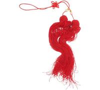 minkissy Ciondolo Nappa Rossa per Spada di Tai Chi, Decorazione Sospesa Resistente, Accessorio per Allenamento e Competizioni di Arti Marziali