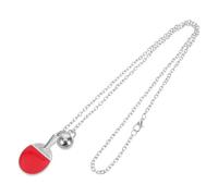 minkissy Collana Ciondolo Di Racchetta Da Tennis Per Sport Ciondolo in Collana Girocollo Per Amanti Dello Sport