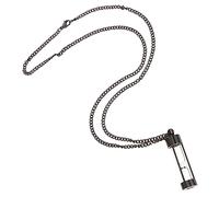 minkissy Collana Clessidra Ciondolo Per Urna Collana in Acciaio Al Per Ceneri Da Donna Per Conservare Le Ceneri Della Persona Amata