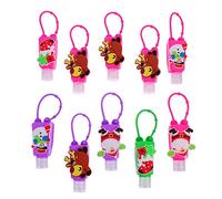 minkissy Confezione Da 20 Flaconi Da Viaggio in Silicone Kit Per Tappi Sigillati Per Ragazzi E Ragazze Contenitori Portatili Per La Del Corpo E Del Bagno Stile Casuale