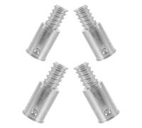 minkissy Connettore Filettato per Asta di Prolunga Scopa 22/25 Mm in Metallo Resistente, Adattatore per Manico Telescopico, 4 Pezzi di Ricambio per Utensili Pulizia Mop e Spazzole