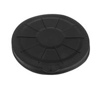 minkissy Copertura per Gavone Kayak Rotonda in Plastica Nera, Superficie Antiscivolo, per Barca e attività all Aperto