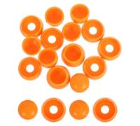 minkissy Coperture di Sicurezza per Attrezzature da Gioco 10 Pezzi, Tappi di Protezione in Plastica Arancione per Bulloni di Scivoli da Parco Giochi, Protezioni per Dadi per Parchi