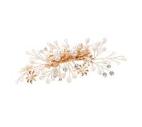 minkissy Copricapo Per Perle Rapido Bello Tornante Accessori Per Da Sposa Per Le Donne Nozze Clip Per Nuziali Accessorio Bobby Golden Lega Di Zinco