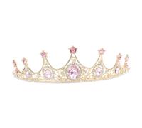 minkissy Corona Barocca in Lega per Sposa Tiare da Donna Strass per Matrimonio Concorso e Celebrazioni Fascia per Capelli Elegante