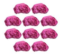minkissy Cuffia per Tintura per Chioma in Lamina di Alluminio Rosa Set da 10 Pezzi Elastico Ispessito per Trattamento Chioma a Casa e Salone Protezione Cute Sensibile