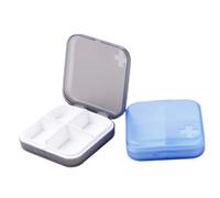 minkissy Custodia Per Medicinali Sigillante Da 2 Pezzi Organizer Per Pillole Multi-griglia Portatile Compatto E Leggero Per Viaggi E Uso Quotidiano