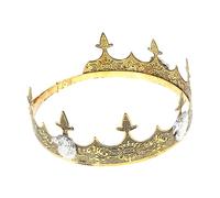 minkissy Del Principe Di Compleanno Del Re Corone Uomini Della Cosplay Del Re Maschile Di Costume Principessa Lega Golden