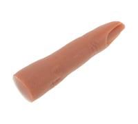 minkissy di manicure guidato corredo universale guanti lavabili gel ricostruzione unghie vite dito per esercizi in silicone pratica delle unghie delle dita Gel di silice Light Brown