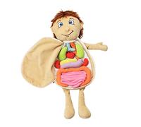 minkissy Educativo Organismi Morbido Puzzle Corpo per Sviluppo Cognitivo e Coordinazione Manuale Apprendimento Struttura Organi Didattico Prescolare per Bambine