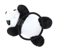 minkissy Elastico Per Chioma a Forma Di Bambola Panda in Peluche Morbido, Corda Per Chignon e Coda Di Cavallo Per Bambine, Accessorio Delicato Per Chioma Sottili e Spessi, Per Feste e Uso Quotidiano