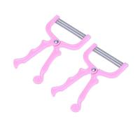 minkissy Epilatore Manuale Per Viso Acciaio Rimuove Peluria Da Sotto Il Naso Guance Collo Fronte Labbro Superiore Comodo e Facile Da Usare