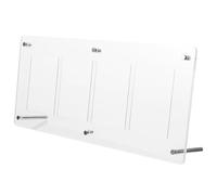 minkissy Espositore Acrilico per Carte da Gioco 4 Scomparti, Supporto Desktop Facile da Usare e Comodo da Pulire, per Collezionisti di Carte Sportive da Gioco
