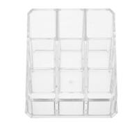 minkissy espositore per rossetto organizer per cosmetici organizer trasparente collana a catena pendente coperchio della pentola pesante kit retrò mini organizzazione plastica Transparent