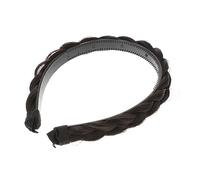 minkissy Fasce Per Con Treccia Naturale Per Donne E Ragazze Parrucca Fascia Per Copricapo Fibra Ad Alta Temperatura Abs Versatile Per Le Occasioni Quotidiane