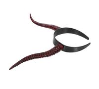 minkissy Fascia Decorativa per Halloween Corna Diavolo Accessori in Plastica per Travestimenti da Strega e Demone Cerchietto per Capelli Gotico Riutilizzabile per Feste e Scatti