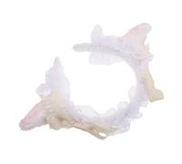 minkissy Fascia Lolita Fascia Cosplay Di Pecora Lolita Bonnet Accessori Moda Lolita Accessori Lolita Hilita Chiesa Ciondolo Con Fascia Per in Peluche Fascia Di Pecora Tessuto Beige