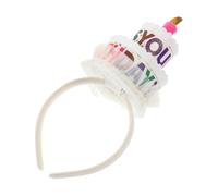 minkissy Fascia Per Torta Cappello Da Torta Di Compleanno Cerchio Per Di Compleanno Fascia Di Buon Di Diadema Per Le Donne Maglia