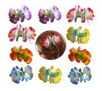 minkissy Fermagli per con Fiori di Ibisco Hawaiano 10 Pezzi Accessori per da Bambina Forcina alla Moda E Squisita