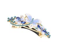 minkissy Fermaglio Per Design Molla e Farfalla Adatto Per Donna Decorazione Per Acconciature Materiale Metallico