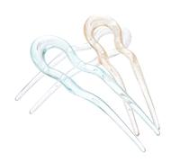 minkissy Forchette Per Francesi Minimaliste Confezione Da 3 A Forma Di U Per Da Donna Per Chignon E Abbigliamento Casual